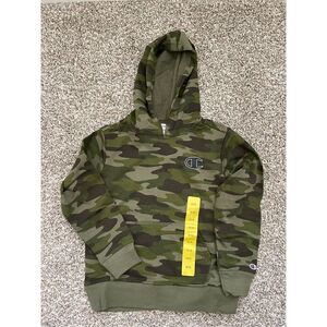 ❤️Champion Boy’s Fleece Hooded Camo Sweatshirt